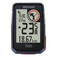 SIGMA ROX 2.0 GPS ZW/ZW STANDAARD STUURHOUDER + USB-C OPLAADKABEL