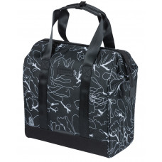 BASIL 18251 GRAND FLOWER FIETSSHOPPER 23L. POLYESTER ZWART