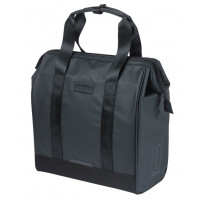 BASIL 18255 GRAND TARPAULIN FIETSSHOPPER 23L. POLYESTER ZWART