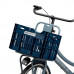 URBAN PROOF FIETSKRAT RECYCLED KUNSTSTOF 30L CLICK DONKER BLAUW 40X30X25 CM