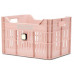 URBAN PROOF FIETSKRAT RECYCLED KUNSTSTOF 30L CLICK PASTEL ROZE 40X30X25 CM
