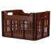 URBAN PROOF FIETSKRAT RECYCLED KUNSTSTOF 30L CLICK TOFFEE BRUIN 40X30X25 CM