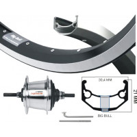 KGS ACHTERWIEL 26X1.75 (559) ALU ZWART BREED NEXUS 7 R.BRAKE KGS ACHTERWIEL 26X1.75 (559) ALU ZWART BREED NEXUS 7 R.BRAKE