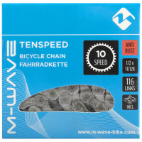 M-WAVE (KMC) KETTING 10-SPEED 11/128 116 SCHAKELS ANTI ROEST IN BOX