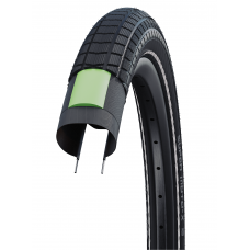 SCHWALBE SUPER MOTO-X 27.5X2.40 (62-584) GREEN GUARD ZWART REFLEX (LABEL)