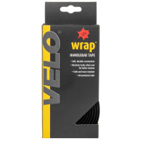 VELO STUURLINT GRIP STRUCTURED TAPE 2X200/2X90MM ZWART