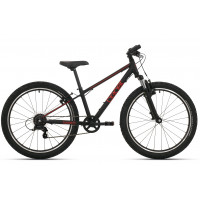 BIKEFUN 26TB150D THE BEAST ATB 26 INCH 6V MAT ZWART / ROOD DISC BRAKE