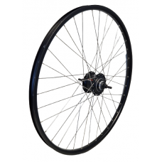 KGS ACHTERWIEL 28 INCH 622 ZWART/ZWART/RVS NEXUS 7 DISK CENTERLOCK