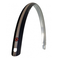 EUROFENDER ACHTERSPATBORD 28 INCH KUNSTSTOF 46 MM MAT ZWART/CHAMPAGNE