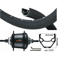 KGS ACHTERWIEL 28INCH (622) VELG ZW SPAAK ZW NEXUS7 CENTERLOCK ZWART