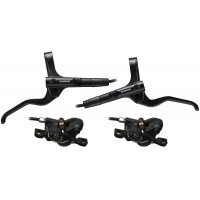 SHIMANO MT201 HYDRAULISCHE SCHIJFREMSET VOOR + ACHTER 1000/1700 MM ZWART