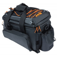 BASIL 18296 MILES TARPAULIN BAGAGEDRAGERTAS XL PRO (9-36L.) ZWART/ORANJE