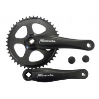 MIRANDA BETA 1 CRANKSET 44 TANDS 1/8 + 3/32 170MM MAT ZWART