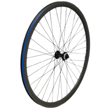 KGZ VOORWIEL 28 INCH (622) SPAKEN ZWART VELG GRIJS CENTERLOCK UITVAL