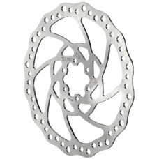 TEKTRO TR160-24 REMSCHIJF ROTOR Ø160MM 6-PUNT ZILVER OEM