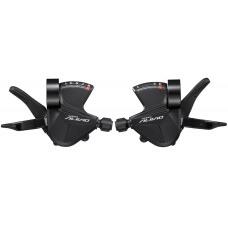 SHIMANO ALIVIO RAPIDFIRE / TRIGGERSET / SHIFTERSET 3X9 SPEED DERAILLEUR MAT ZWART
