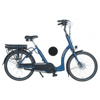 BURGERS ERGO E-BIKE 24 INCH LAGE INSTAP LOW ENTREE 504W / 51 CM NEXUS 7 ROLLERBRAKE MAT ZWART