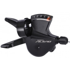 SHIMANO ALIVIO RAPIDFIRE / TRIGGER / SHIFTER 9 SPEED DERAILLEUR MAT ZWART SHIMANO ALIVIO RAPIDFIRE / TRIGGER / SHIFTER 9 SPEED DERAILLEUR MAT ZWART