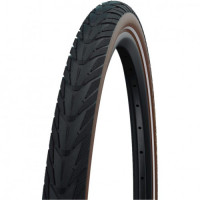 SCHWALBE ENERGIZER PLUS 50-622 28X2.00 ZWART / COFFEE BRUIN REFLECTIE HS492 (LABEL)
