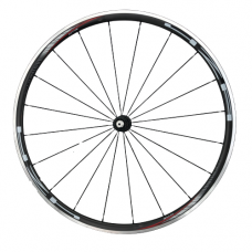 4ZA CIRRUS CL VOORWIEL RACE 28 INCH (622) ZWART REMRAND / ZWARTE PLATTE SPAAK QUICKRELEASE