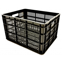 AA+ KUNSTSTOF PVC FIETSKRAT UNI ZWART 40X32X32 CM