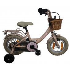 BIKEFUN 12GG30 12 INCH GIRLY LICHT ROZE REMNAAF MET MANDJE EN ZIJWIELEN BIKEFUN 12GG30 12 INCH GIRLY LICHT ROZE REMNAAF MET MANDJE EN ZIJWIELEN