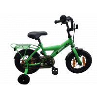 BIKEFUN 12BB10 12 INCH BOOST GROEN REMNAAF MET ZIJWIELEN