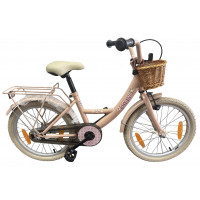 BIKEFUN 18GG30 18 INCH GIRLY LICHT ROZE REMNAAF MET MANDJE