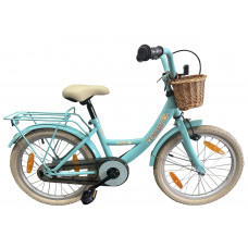 BIKEFUN 18GG20 18 INCH GIRLY LICHT BLAUW REMNAAF MET MANDJE BIKEFUN 18GG20 18 INCH GIRLY LICHT BLAUW REMNAAF MET MANDJE