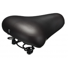 SELLE COMFORT CITY BASIC FOAM ZADEL ZWART UNISEX INCLUSIEF STROP