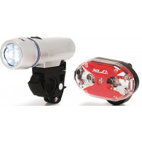 XLC LED VERLICHTINGSSET BATTERIJ STVZO-KEUR INCLUSIEF BEVESTIGING XLC LED VERLICHTINGSSET BATTERIJ STVZO-KEUR INCLUSIEF BEVESTIGING