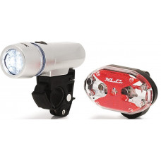 XLC LED VERLICHTINGSSET BATTERIJ STVZO-KEUR INCLUSIEF BEVESTIGING