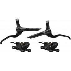 SHIMANO MT200 HYDRAULISCHE SCHIJFREMSET VOOR + ACHTER 850/1800 MM ZWART