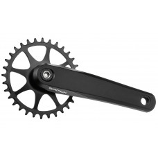 SAMOX CRANKSTEL 32T/170MM 9-12 SPEED ALUMINIUM ZWART