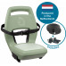 QIBBEL Q367 ACHTERZITJE 6+ JUNIOR MET VOETSTEUNEN EN BESCHERMPLATEN SAGE GROEN