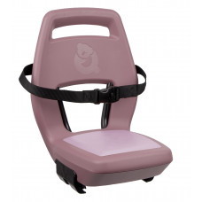 QIBBEL Q368 ACHTERZITJE 6+ JUNIOR MET VOETSTEUNEN EN BESCHERMPLATEN PLUM ROZE