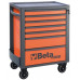 BETA RSC24/7-FO GEREEDSCHAPSWAGEN / 7 LADEN + 390-DELIG ASSORTIMENT ORANJE