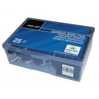 XLC REMBLOK 53 MM V-BRAKE / CANTILEVER REMBLOKSET MET STIFT DOOS 25 SETS