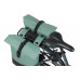 BASIL 18505 COVE DUBBELE FIETSTAS MIK 28-32L. ZILVERGROEN/ZWART