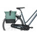 BASIL 18505 COVE DUBBELE FIETSTAS MIK 28-32L. ZILVERGROEN/ZWART