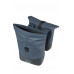 BASIL 18503 COVE DUBBELE FIETSTAS 28-32L. MARINEBLAUW/ZWART