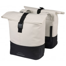 BASIL 18501 COVE DUBBELE FIETSTAS 28-32L. WIT/ZWART