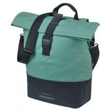 BASIL 18496 COVE SHOPPERFIETSTAS MIK 14-16L. ZILVERGROEN/ZWART