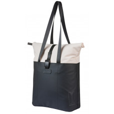 BASIL 18510 VIVE SHOPPERFIETSTAS MIK 15-20L. WIT/ZWART