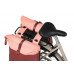 BASIL 18521 VIVE DUBBELE FIETSTAS MIK 28-35L. BORDEAUX/ROZE