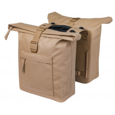 BASIL 18549 BROOKLYN DUBBELE FIETSTAS MIK 41L. ZAND