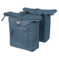 BASIL 18547 BROOKLYN DUBBELE FIETSTAS 41L. MARINEBLAUW