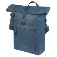 BASIL 18541 BROOKLYN ENKELE FIETSTAS MIK HOOKS 17L. MARINEBLAUW