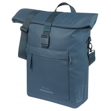 BASIL 18541 BROOKLYN ENKELE FIETSTAS MIK HOOKS 17L. MARINEBLAUW