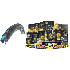 SCHWALBE MARATHON E-PLUS SMART DUAL GUARD 28X1.50 / 40-622 ***KERSTPAKKET/25 ACTIE PN27580***